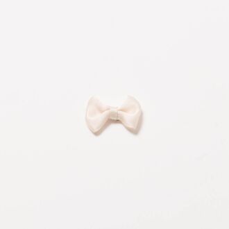 Satinschleife 2,5cm ecru