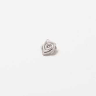 Satinrose 1,5cm grau
