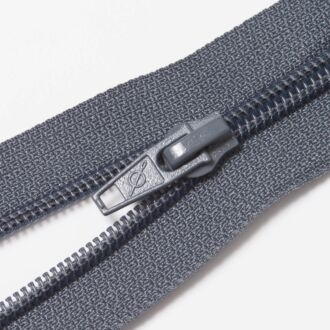 Teilbarer Nylon Reißverschluss, 6mm, anthrazit