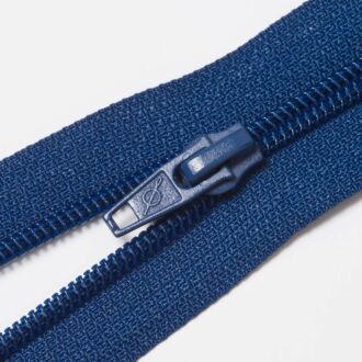 Teilbarer Nylon Reißverschluss, 6mm, preussischblau