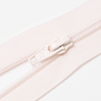 Teilbarer Nylon Reißverschluss, 6mm, bone