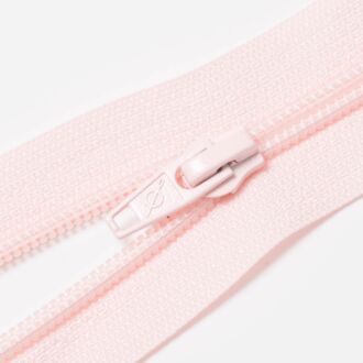 Teilbarer Nylon Reißverschluss, 6mm, rosè
