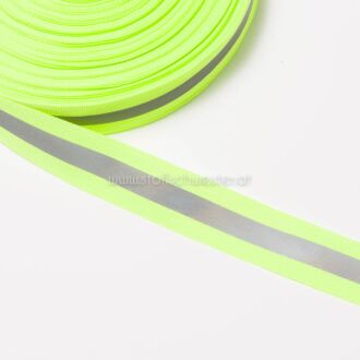 25mm Reflektorband neongrün