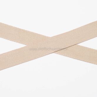 20mm Baumwollköperband sand