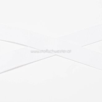 20mm Baumwollköperband weiß
