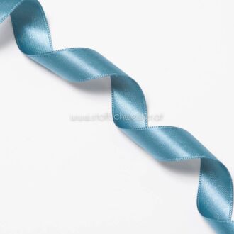 15mm Satinband türkisgrau