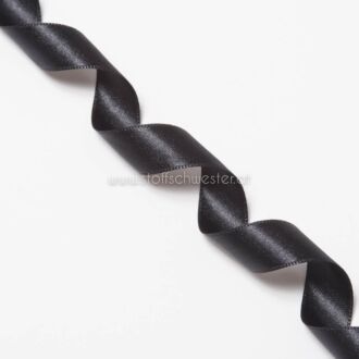 15mm Satinband schwarz