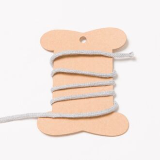 3mm Baumwollkordel hellgrau