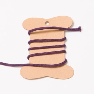 3mm Baumwollkordel aubergine