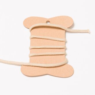 3mm Baumwollkordel beige