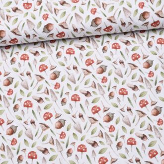 Eicheln & Pilze Jersey weiß