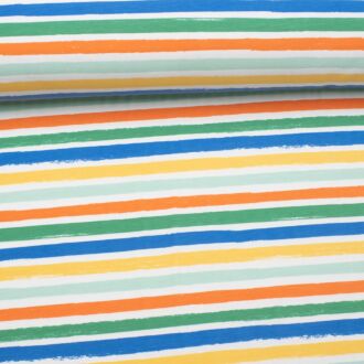 Happy Stripes Jersey bunt/wollweiß