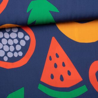 Viskose-Webware Big & Juicy dunkelblau