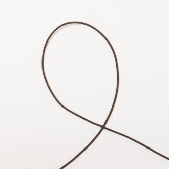1,2mm Gummikordel braun