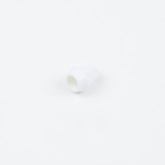 4mm Kordelende Kegel weiß