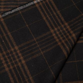 *SALE* Mantelflausch Karo schwarz/beige