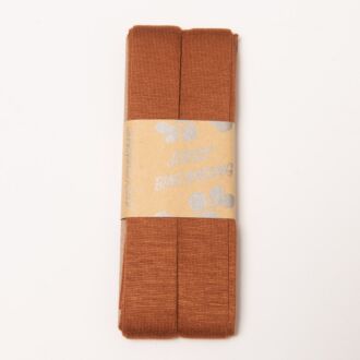 20mm Jersey-Schrägband bronze (3 Meter)