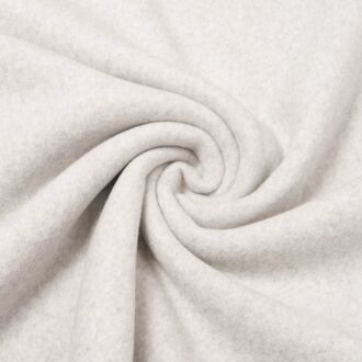 Bio-Baumwollfleece hellgrau