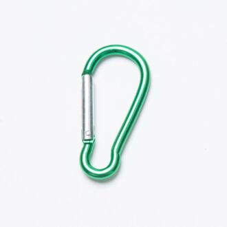 59mm Aluminium-Karabiner grün
