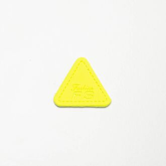 25mm Dreieck Aufnäher/Nahtwahrung neongelb