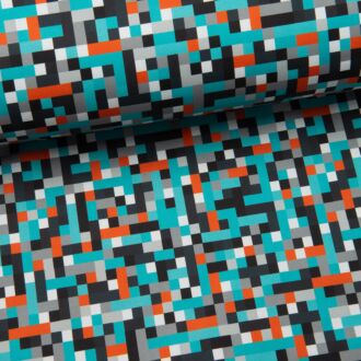 Softshell Pixelmania blau