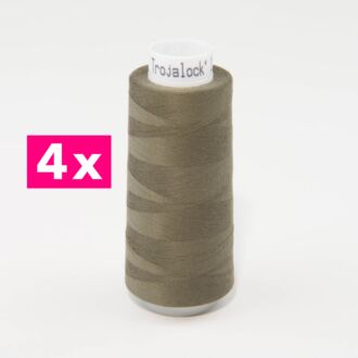 Amann-Mettler Trojalock Overlockgarn No. 120, 4x 2500m/gleiche Farbe - oliv