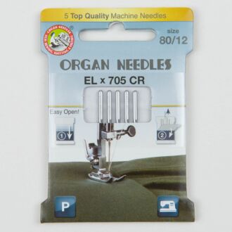 Organ ELx705 Chromium Overlocknadeln 80, 130/705H, Eco Pack