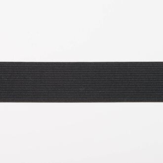 40mm Einziehgummi schwarz