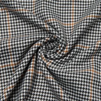 Hahnentritt gewebt mit beige