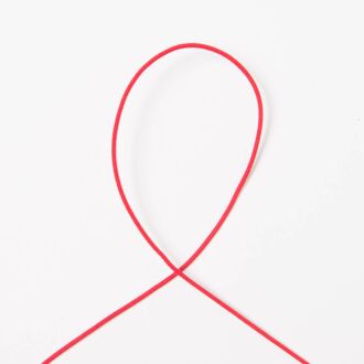 1,2mm Gummikordel rot