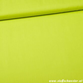 Bio-Unibaumwolle - soft touch - lime