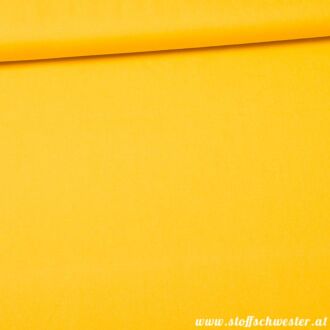 Bio-Unibaumwolle - soft touch - gelb