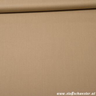 Bio-Unibaumwolle - soft touch - taupe