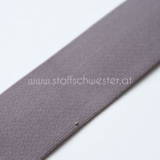4cm Gummiband taupe