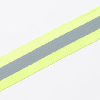 38mm Reflektierendes Gummiband neongelb