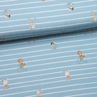 Babyanimals on Wheels Jersey hellblau