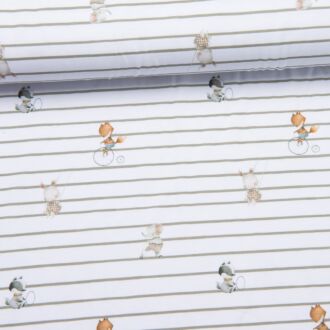 Babyanimals on Wheels Jersey weiß