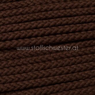 8mm Baumwollkordel dunkelbraun