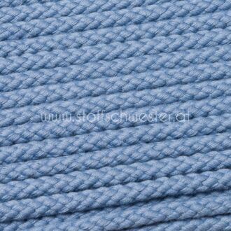 8mm Baumwollkordel jeansblau