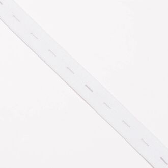 20mm Knopflochgummi weiß