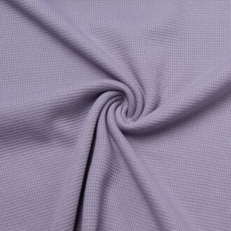 Waffel-Strickjersey dunkelflieder