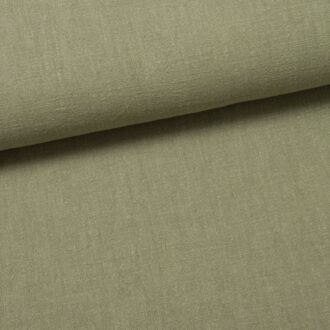 Stonewashed Leinen khaki