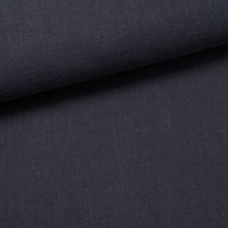 Stonewashed Leinen navy