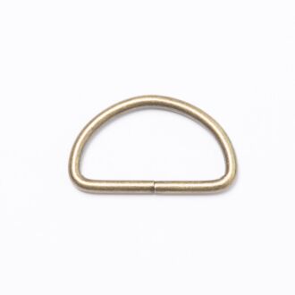 30mm D-Ring/Halbring altmessing