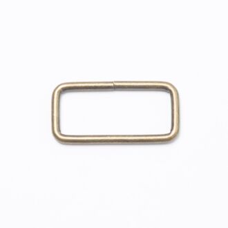 30mm Vierkantring/Rechteck altmessing