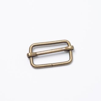 25mm Gurtschieber/Leiterschnalle altmessing