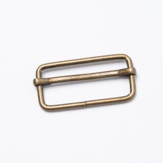 40mm Gurtschieber/Leiterschnalle altmessing