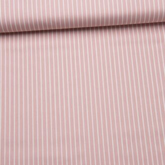 Webware Streifen altrosa/weiß