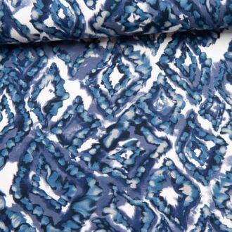 Viskosejersey Rhodos blau