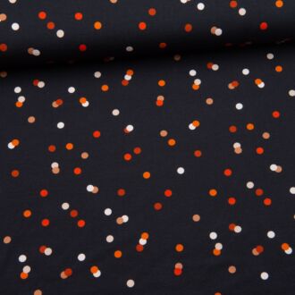 Konfetti Dots Jersey dunkelblau
